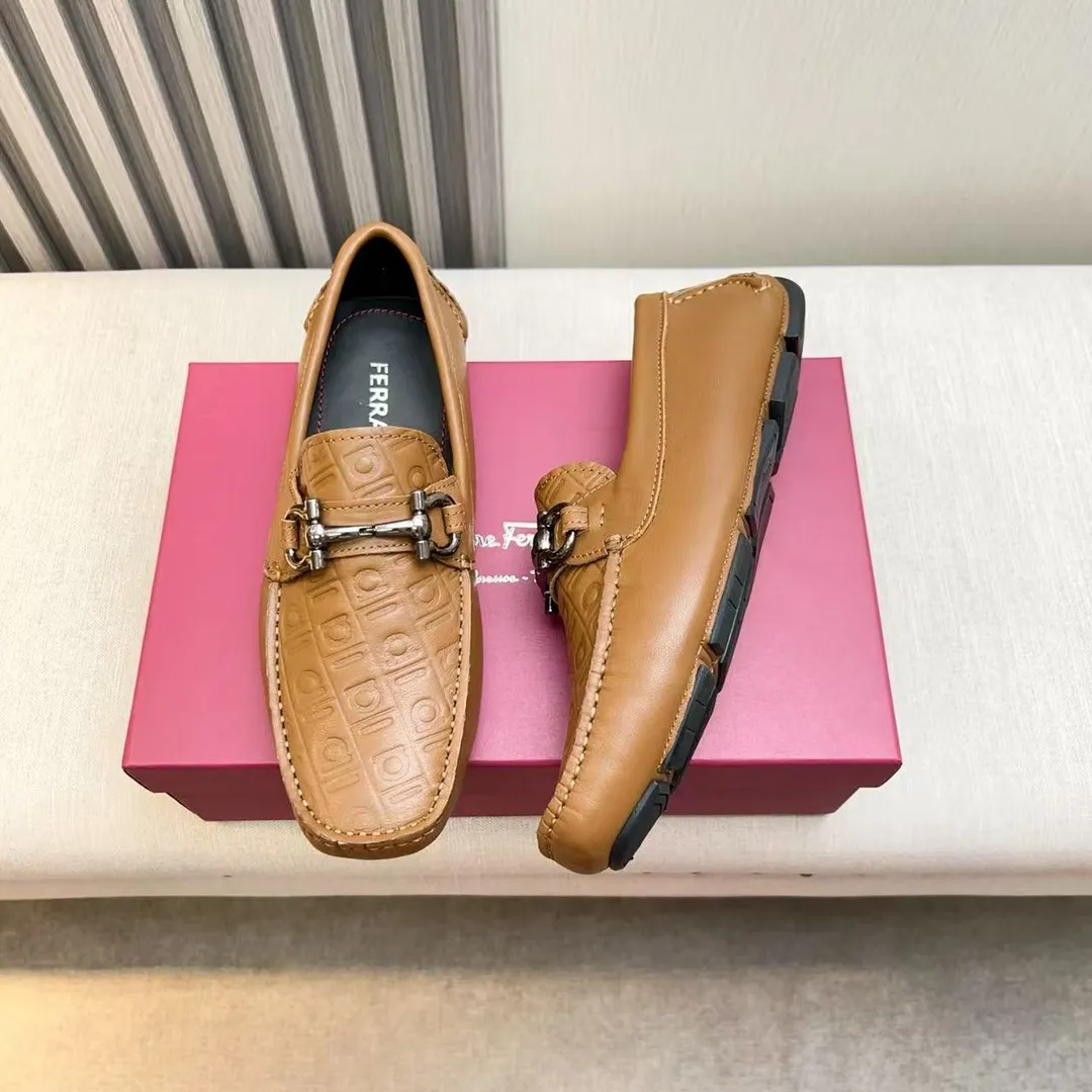 Men's men's shoes 💰620 Ferragamo new high-end quality 🔥 imported cowhide ➕ cowhide lining size 38-45